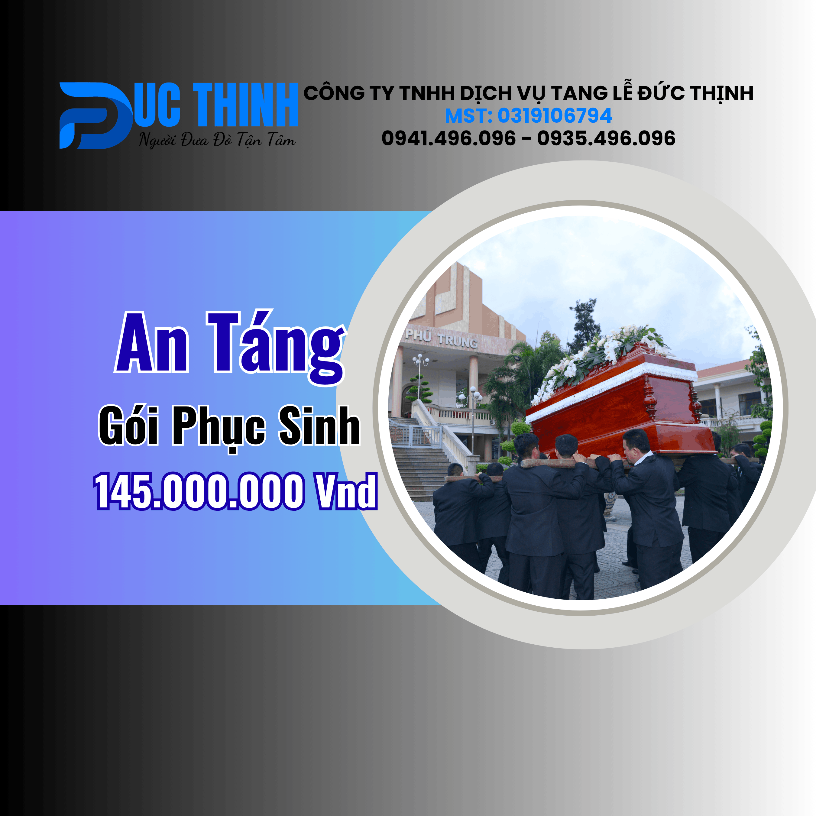 Gói An Táng Trọn Gói Phục Sinh - Công Giáo 145.000.000đ – Phục Vụ Toàn TP.HCM